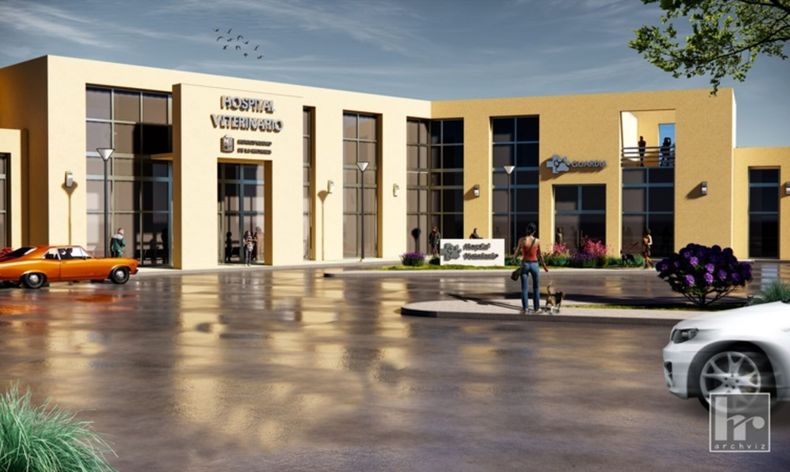 El hospital veterinario contará con equipamiento de última generación.